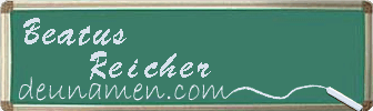 Beatus Reicher Visitenkarte